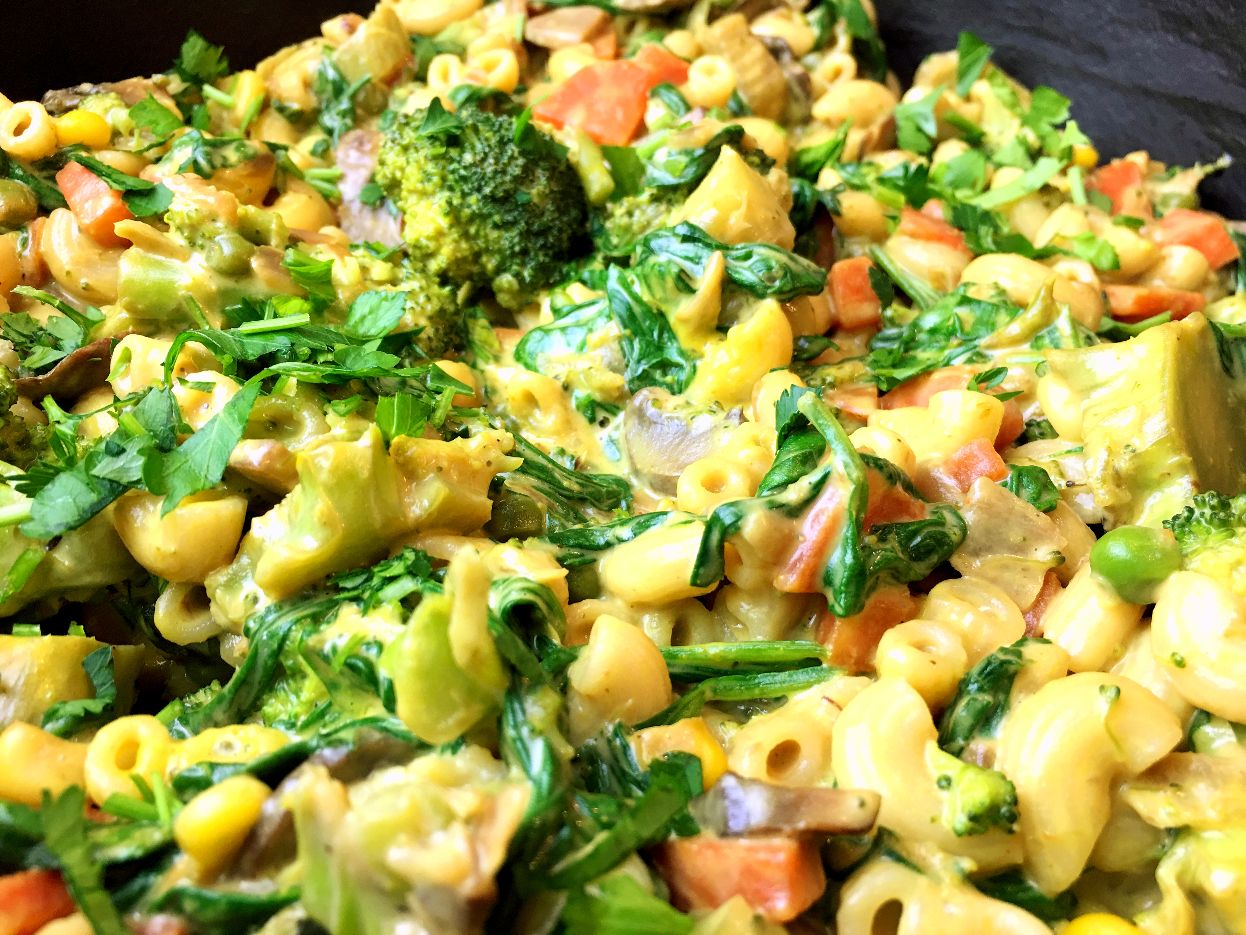 Vegetable Mac 'N' Cheese | Vegansouladventure.com